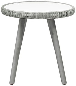 Jasnoszary zestaw mebli ogrodowych Bistro – Unique Furniture
