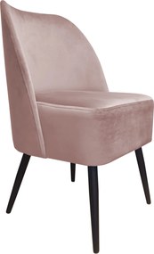 Fotel DUBAJ tkanina Welur noga metalowa : Kolor nogi - Czarna stożek, Kolor tkaniny - VELVET - MG58