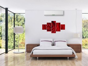 Obraz - szczegół róży (125x70 cm)