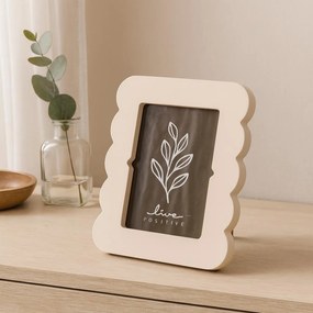 Ramka na zdjęcie z falowanym brzegiem BASE, 18,5 x 2,2 x 23,3 cm