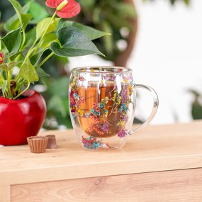4Home Szklanka termiczna Flowers Hot&Cool 350 ml, 2 szt.