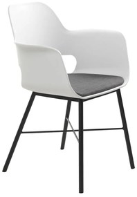 Białe krzesło Unique Furniture Wrestler