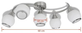 Falowana lampa sufitowa do salonu - E978-Rebeca