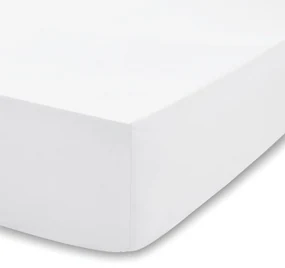 Białe prześcieradło z mieszanki tencelu z gumką 90x190 cm – Bianca