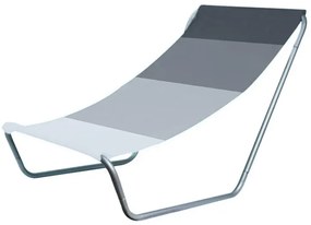 Składane leżak plażowy SAND, szare paski