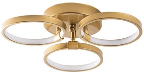 Lampa sufitowa LED w kolorze złota ø 17 cm Halka – Opviq lights