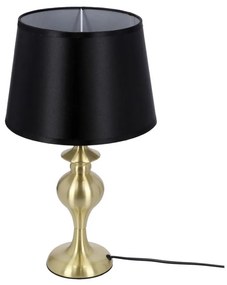 Lampa stołowa PRIMA GOLD 1xE27/60W/230V czarna/złota