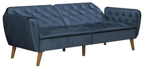 Niebieska rozkładana sofa 211 cm Tallulah – Novogratz