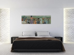 Obraz - Jean-Louis Forain, The Races at Longchamp, reprodukcje (170x50 cm)