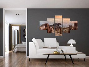 Obraz - Zejście ku morzu (125x70 cm)