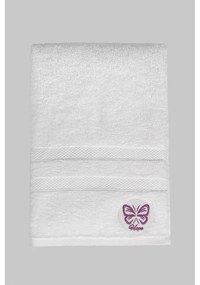 Biały bawełniany ręcznik kąpielowy frotte 70x140 cm Hope – Foutastic