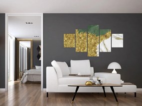 Obraz - Zielony marmur N⁰2 (125x70 cm)