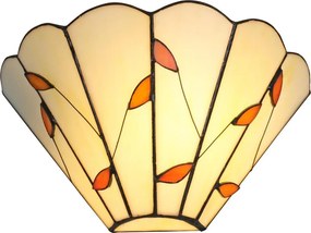 Brilagi - witrażowy kinkiet Tiffany FOLIA 1xE14/40W/230V