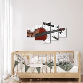 Obraz - Instrumenty muzyczne (125x70 cm)