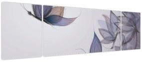 Obraz - Rysowanie motyli (170x50 cm)