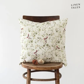 Poszewka na poduszkę ze świątecznym motywem 40x40 cm – Linen Tales