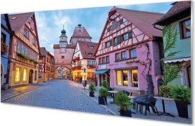 Panel Szklany Urokliwe Niemieckie Stare Miasto
