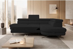 Narożnik OTIS L Prawostronny Regulowane Zagłówki wolnostojący tkanina AURORA 20 WERSAL