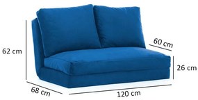 Sofa rozkładana Taida Blue