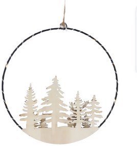 Dekoracja świąteczna z LED do zawieszenia, Ø 20 cm