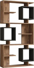 Regał na książki – 90 x 171,9 x 24,6 cm – Sosna atlantycka i antracyt – Płyta wiórowa pokryta melaminą