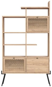 Regał w dekorze dębu 95x170 cm Ecrin – Marckeric