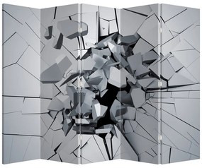 Parawan - Abstrakcja 3D (210x170 cm)