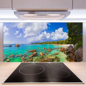 Panel Szklany Wybrzeże u Progu Lata