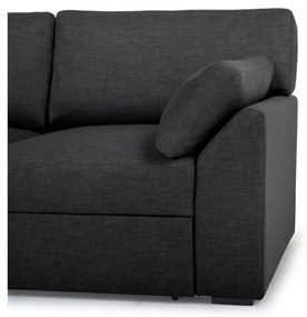 Antracytowa rozkładana sofa 233 cm Janson – Scandic