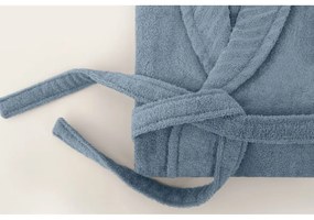 Niebieski bawełniany szlafrok w rozmiarze S/M – Foutastic