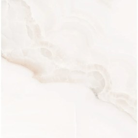 Mexen Onyx White gres szkliwiony rekt. G1, płytka podłogowo-ścienna 60 x 60 cm, połysk - TL106-060-060-01