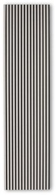 Dekoracyjny panel akustyczny, 2400 x 600 mm, czarny / beżowy