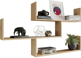 Wisząca Półka Na Książki Dąb Artisan 110X28X214 T9-W53