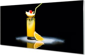 Szkło Ozdobne do Kuchni Słoneczny Koktajl Pomarańczowy