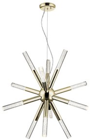 Klausen 149000 - LED lampa EIRENE 12xLED/5W/230V złota na lince