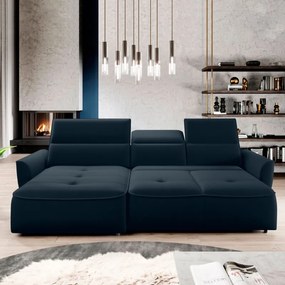 Narożnik MURILLO S Mini z elektryczną regulacją siedziska Lewostronny w tkaninie VOGUE 13 WERSAL