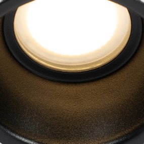 Zestaw 6 czarnych opraw LED GU10 50 mm IP44 - Dept Nowoczesny Oswietlenie wewnetrzne