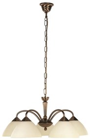 Rabalux 8175 - Żyrandol na łańcuchu REGINA 5xE14/40W/230V