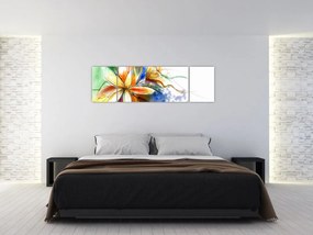 Obraz - Kwiat (170x50 cm)