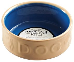 Kamionkowa miska dla psa Mason Cash Cane Blue Dog, ø 18 cm