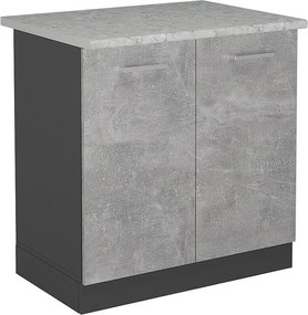 Szafka pod zlew beton 80x60x81.6 r-line