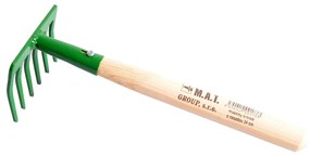 Grabki ogrodowe z 6 zębami, 24 cm