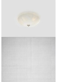 Biała lampa sufitowa ze szklanym kloszem ø 43 cm Blad – Markslöjd