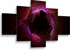 Obraz - abstrakcja chmur (125x70 cm)