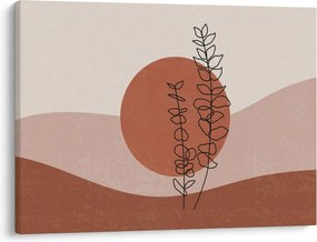 Obraz - Boho leaves N⁰1 (70x50 cm)