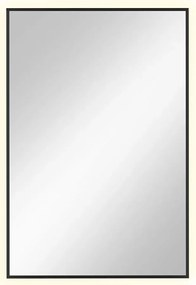Czarne lustro prostokątne led 60x90 cm M1-N84
