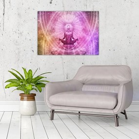 Obraz - aura medytacji (70x50 cm)