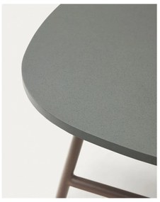 Okrągły stolik ogrodowy z betonowym blatem ø 60 cm Bramant – Kave Home