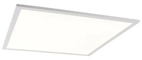 Lampa sufitowa biała w komplecie z LED i ściemniaczem z pilotem - Liv Nowoczesny Oswietlenie wewnetrzne