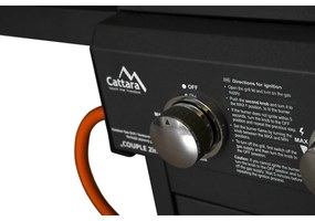 Cattara 13042 Grill kombinowany 2w1 Couple, 159 x 102 x 49 cm